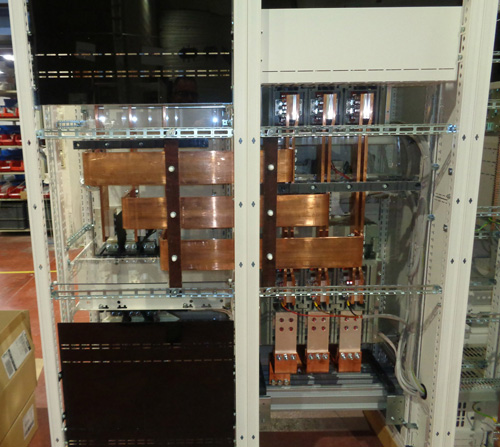 Electrical cabinet copper bars made with electrician's tools, FOLDING MACHINES, BENDING MACHINES