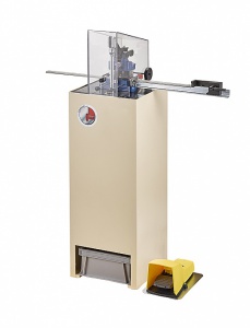 Pneumatic Din rail punching shear for panel builders, cable makers and electricians