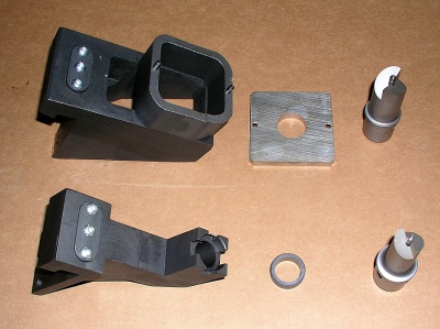 Round and rectangular punches for manual punching on standard steel
